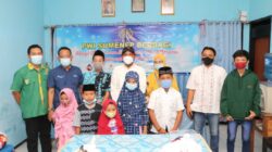 Bupati Achmad Fauzi Bersama PWI Sumenep Santuni Anak Yatim