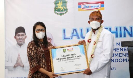 Bupati Sumenep Launching Produk UMKM Lokal Menjadi Mitra Indomaret