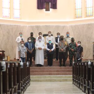 Jum’at Agung di Gereja Kadetral Surabaya, Umat Nasrani dapat Pengamanan dari Forkopimda Jatim