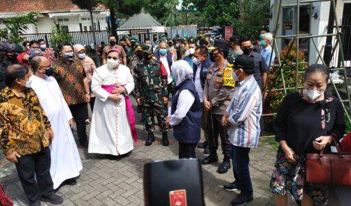 Forkopimda Jatim Meninjau Gereja di Malang, Gubernur: Jatim Cinta Damai