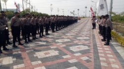 Sebanyak 458 Personel Gabungan TNI-Polri Amankan Kunjungan Presiden RI ke Benowo Surabaya