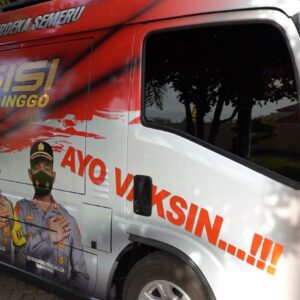 Kapolres Probolinggo Launching Mobil Gerai Vaksin Merdeka Semeru untuk Percepat Capaian Vaksinasi