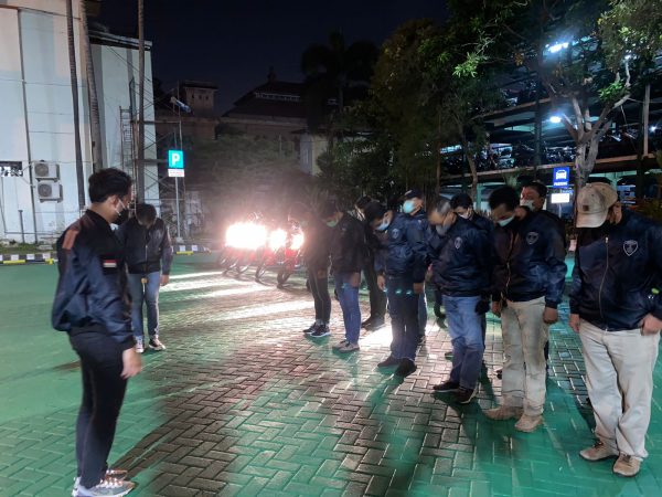 Satreskrim Polrestabes Surabaya Gelar Patroli Malam dengan Bermotor