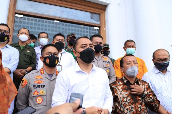 Polrestabes Surabaya bersama Forkopimda Ngopi Bareng Jelang Penetapan Upah Minimum Tahun 2022