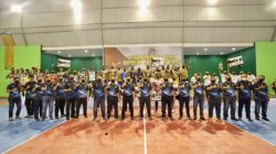 Kapolda Jatim Pimpin Upacara Penutupan Pertandingan Olahraga Volley dan Bulutangkis HUT Bhayangkara ke-76