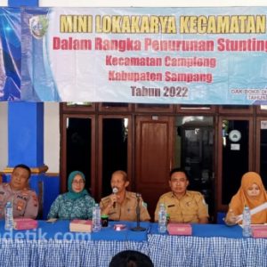 Turunkan Angka Stunting, Camat H. Kiyatno Pimpin Loka Karya Mini di Kecamatan Camplong