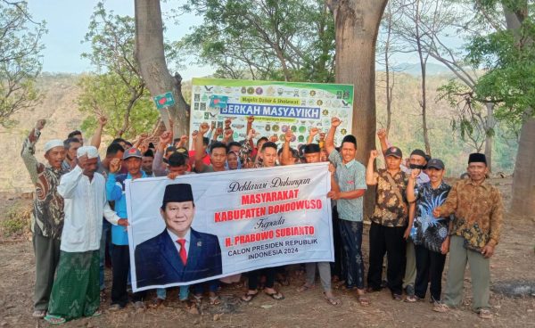 Diharap Lebih Mensejahterakan Rakyat, Masyarakat di Bondowoso Dukung Prabowo Maju Pilpres