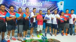 Liga Persahabatan Bulutangkis Polres Kontra PWI Kabupaten Sampang