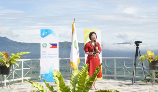 Mendirikan Monumen Perdamaian IWPG Pertama di Mindanao de Oro