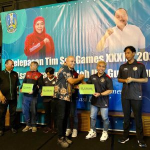 Pelepasan Atlet Jatim ke SEA Games XXXII Kamboja oleh Pemprov bersama KONI Jatim