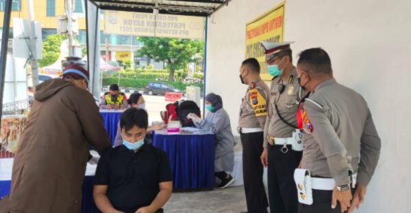 Polrestabes Surabaya Sediakan Swab Antigen Gratis Warga Surabaya Usai Mudik Lebaran