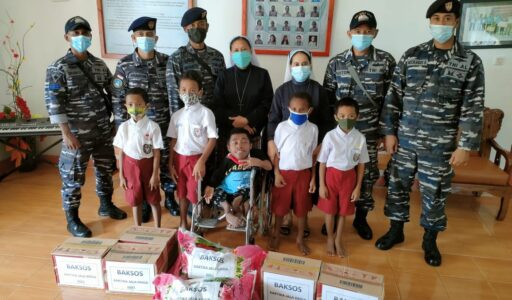 Komandan KRI Bima Suci Beserta Satgas Operasi (KJK) CC Ke Forkopimda Maluku Tenggara