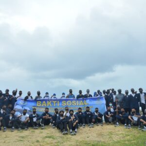 Satgas Operasi KJK 2021 Gelar Baksos Bersama Lanal Morotai